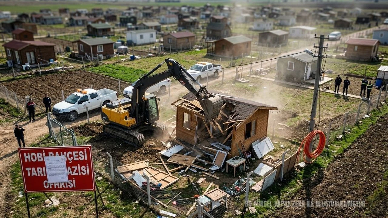 Hobi Bahçesi Sahiplerine Soğuk Duş